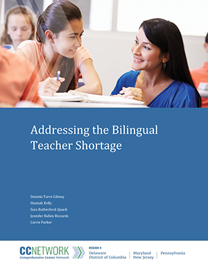 Addressing the Bilingual Teacher Shortage report cover