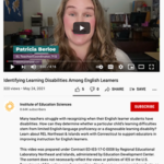 Identifying Learning Disabilities Thumbnail