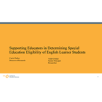 Supporting Educators in Determining Thumbnail